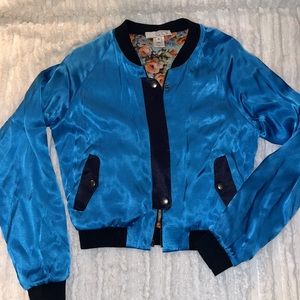 FLETCHER silk bomber